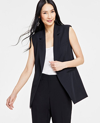 Petite One-Button Sleeveless Blazer, Created for Macy's I.N.C. International Concepts