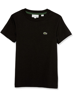 Классическая хлопковая футболка с коротким рукавом с круглым вырезом (для малышей/маленьких детей/больших детей) Lacoste Kids