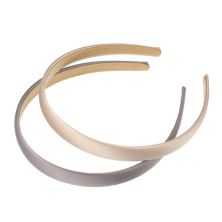 2 Pcs Solid Simple Satin Headbands Accessories For Women 0.63&#34; Unique Bargains