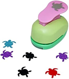 Cady Craft 1 inch Turtle Punches Shape Lever Action Craft Punch for Paper Crafting Scrapbooking eva Punches kawendite