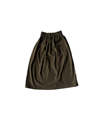 Women's Maternity Cotton High-waist Corduroy Skirt The Simple Folk