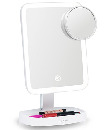 Косметическое зеркало для макияжа с подсветкой Aura с 3 настройками освещения Fancii