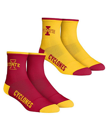 Молодежные носки для мальчиков и девочек Iowa State Cyclones Core Team, комплект из 2 носков четверть длины Rock 'Em