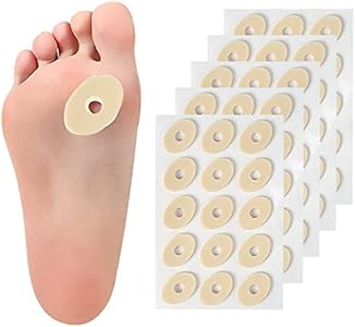 120 Pcs Foam Corn Cushions Corn Pads Soft Shoes Sticker Waterproof Toe Pads for Corn Callous and Feet Protectors Yimanduo