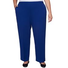 Plus Size Alfred Dunner Scuba Crepe Stretch Fit Short Length Pants Alfred Dunner