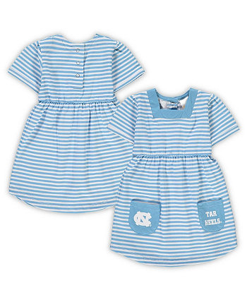 Детское Платье Little King Apparel Синего Цвета North Carolina Tar Heels с Карманами Little King Apparel