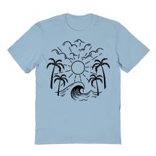 Men's COLAB89 by Threadless Tropical Circle - Black Graphic Tee COLAB89 by Threadless