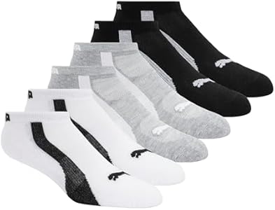 PUMA Women's 6 Pack Low Cut Socks PUMA