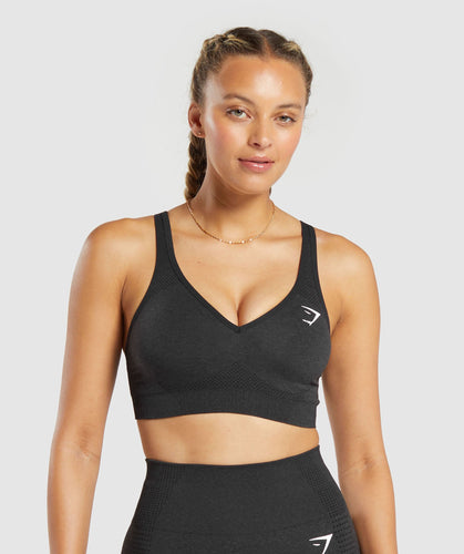 Vital Seamless V Neck Sports Bra Gymshark