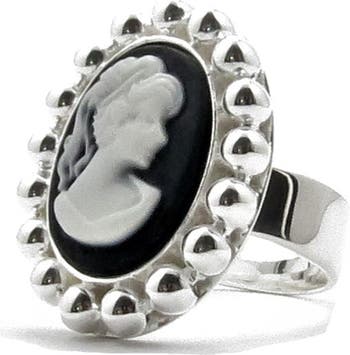 Серебряное кольцо с камеей Liza Schwartz