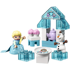 Игрушка LEGO DUPLO Disney Frozen с изображением чаепития Эльзы и Олафа 10920 Disney Frozen Gift для детей и малышей (17 деталей) Lego