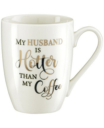 Funny My Husband is Hotter Than My Coffee Mug Lillian Rose