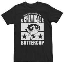 Big & Tall Cartoon Network Powerpuff Girls Buttercup Chemical X Tee Cartoon Network