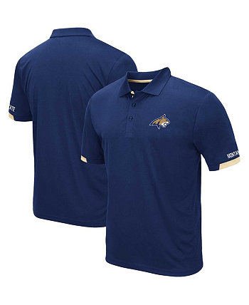 Мужская темно-синяя легкая рубашка-поло Montana State Bobcats Santry Colosseum