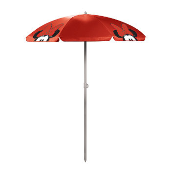 Oniva® by Disney's Minnie Mouse Портативный пляжный зонт длиной 5,5 футов Picnic Time