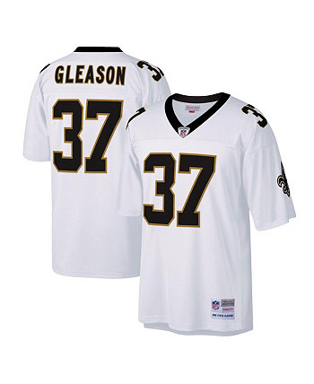 Men's Steve Gleason White New Orleans Saints Big and Tall 2006 Retired Player Replica Jersey Mitchell & Ness