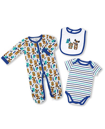 Layette для новорожденных мальчиков и девочек, набор из 3 предметов Baby Mode Signature