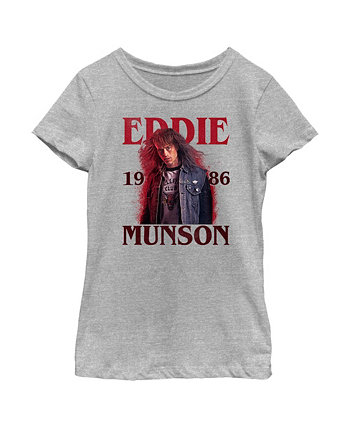 Girl's Stranger Things 1986 Eddie Munson  Child T-Shirt Netflix