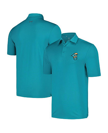 Мужская темно-бирюзовая футболка Coastal Carolina Chanticleers с зеленой рубашкой-поло Under Armour