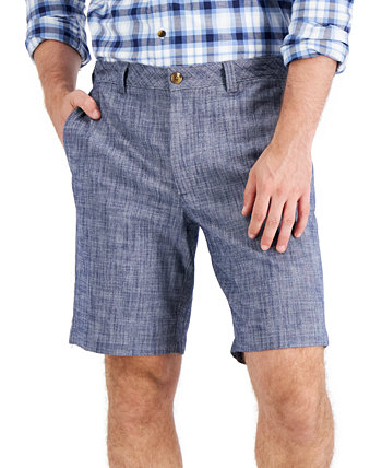 Мужские 9-дюймовые эластичные шорты из шамбре, созданные для Macy's Club Room