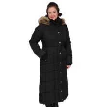 Женское длинное пуховое пальто с капюшоном Excelled Excelled