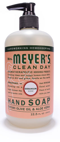 Жидкое мыло для рук Mrs. Meyer's Clean Day® с геранью -- 12,5 жидких унций Mrs. Meyer's