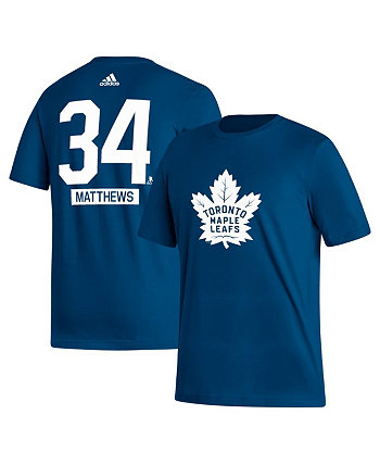 Мужская футболка Adidas с именем и номером Auston Matthews, Toronto Maple Leafs Adidas