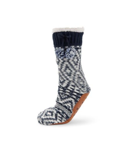 Геометрические носки с подкладкой из искусственного меха Jane & Bleecker