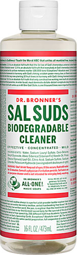 Биоразлагаемый очиститель Dr. Bronner's Sal Suds - 16 жидких унций Dr. Bronner's