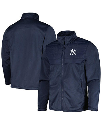 Мужская темно-синяя куртка с молнией во всю длину New York Yankees Explorer Dunbrooke