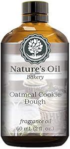 Oatmeal Cookie Dough Fragrance Oil (60ml) For Diffusers, Soap Making, Candles, Lotion, Home Scents, Linen Spray, Bath Bombs, Slime Nature's Oil