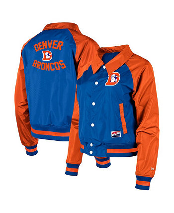 Женская куртка на кнопках Royal Denver Broncos Coaches реглан New Era