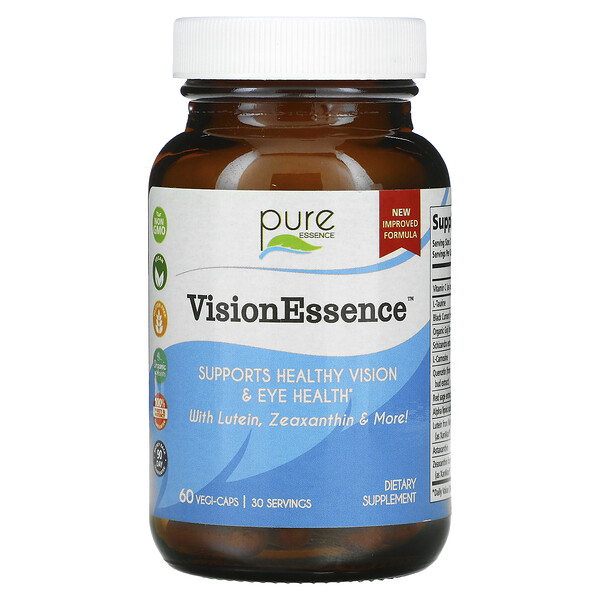 VisionEssence, 60 растительных капсул Pure Essence
