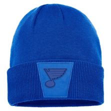 Men's Fanatics Branded Blue St. Louis Blues Authentic Pro Road Cuffed Knit Hat Fanatics