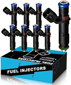 FJ817 High Performance Fuel Injectors for:-Ford F150 F250 F350 Super Duty Expedition Lobo, for:-Lincoln Navigator Mark LT 2005 2006 2007 5.4L Fuel Injectors Set of 8 Replace 5C3Z9F593DA YZHIDIANF