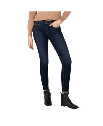 Женские джинсы-скинни The Curvy с высокой посадкой Silver Jeans Co.
