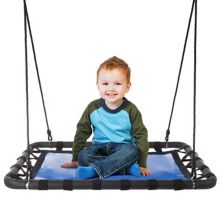 Hey! Play! Hanging Outdoor Tree or Playground Equipment Platform Standing Swing Hey! Play!