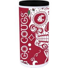 Washington State Cougars Dia Stainless Steel 12oz. Slim Can Cooler Unbranded
