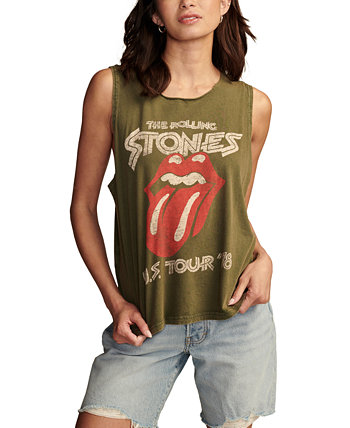 Женская майка Rolling Stones с плетеной спиной Lucky Brand