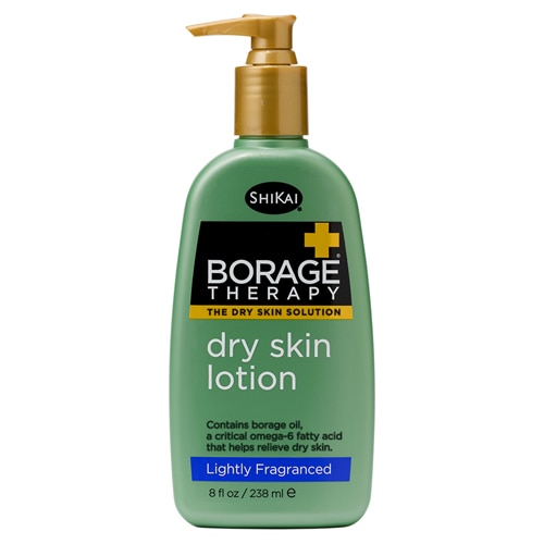 Shikai Borage Therapy® Лосьон для сухой кожи с легким ароматом -- 8 жидких унций Shikai