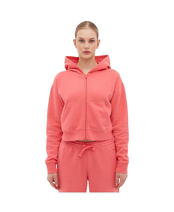 Women's Whitley Eco-Fleece Cropped Zip Hoodie - BLEH10502 Bench DNA