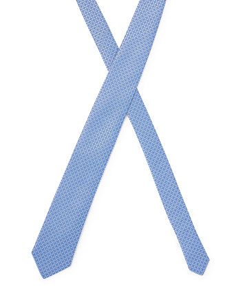 Мужской галстук жаккардовой ткани с микроузором BOSS