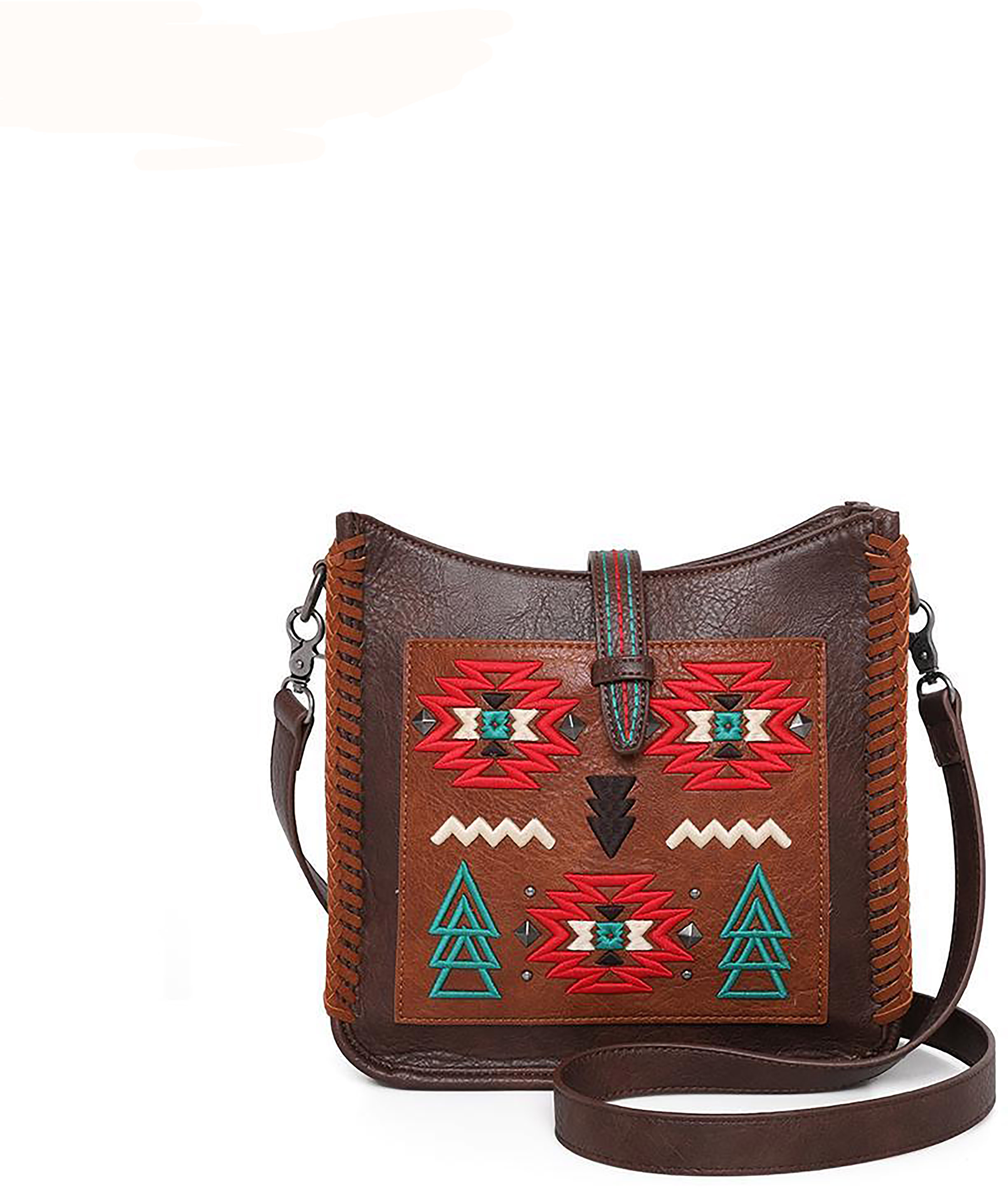 Вышитая ацтекская сумка через плечо Wrangler Montana West