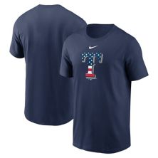 Men's Nike Navy Texas Rangers Americana T-Shirt Nitro USA
