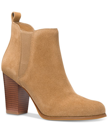 Michael kors hot sale tan booties