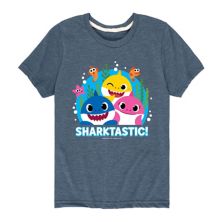 Футболка Sharktastic с рисунком для мальчиков 8-20 лет Baby Shark