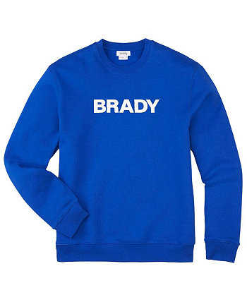Мужская толстовка Brady Blue Wordmark Pullover Sweatshirt BRADY