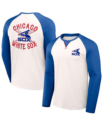 Мужская футболка Darius Rucker Collection белого, темно-синего цвета с реглан Chicago White Sox Team Color Fanatics