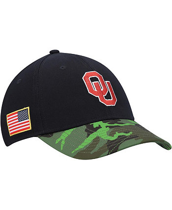 Мужская черная, камуфляжная регулируемая шляпа Oklahoma Sooners Veterans Day 2Tone Legacy91 Jordan