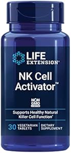 Life Extension NK Cell Activator – Enzymatically Modified Rice Bran Extract Supplement for Immune System Health Support and Protection – Non-GMO, Vegetarian – 30 Tablets Life Extension